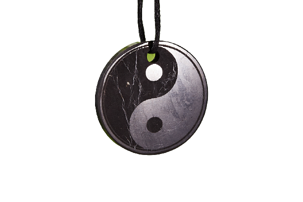 Colgante Shungita &quot;Yin-yang&quot;
