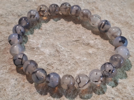 [008277] Pulsera Agata Araña 8 mm